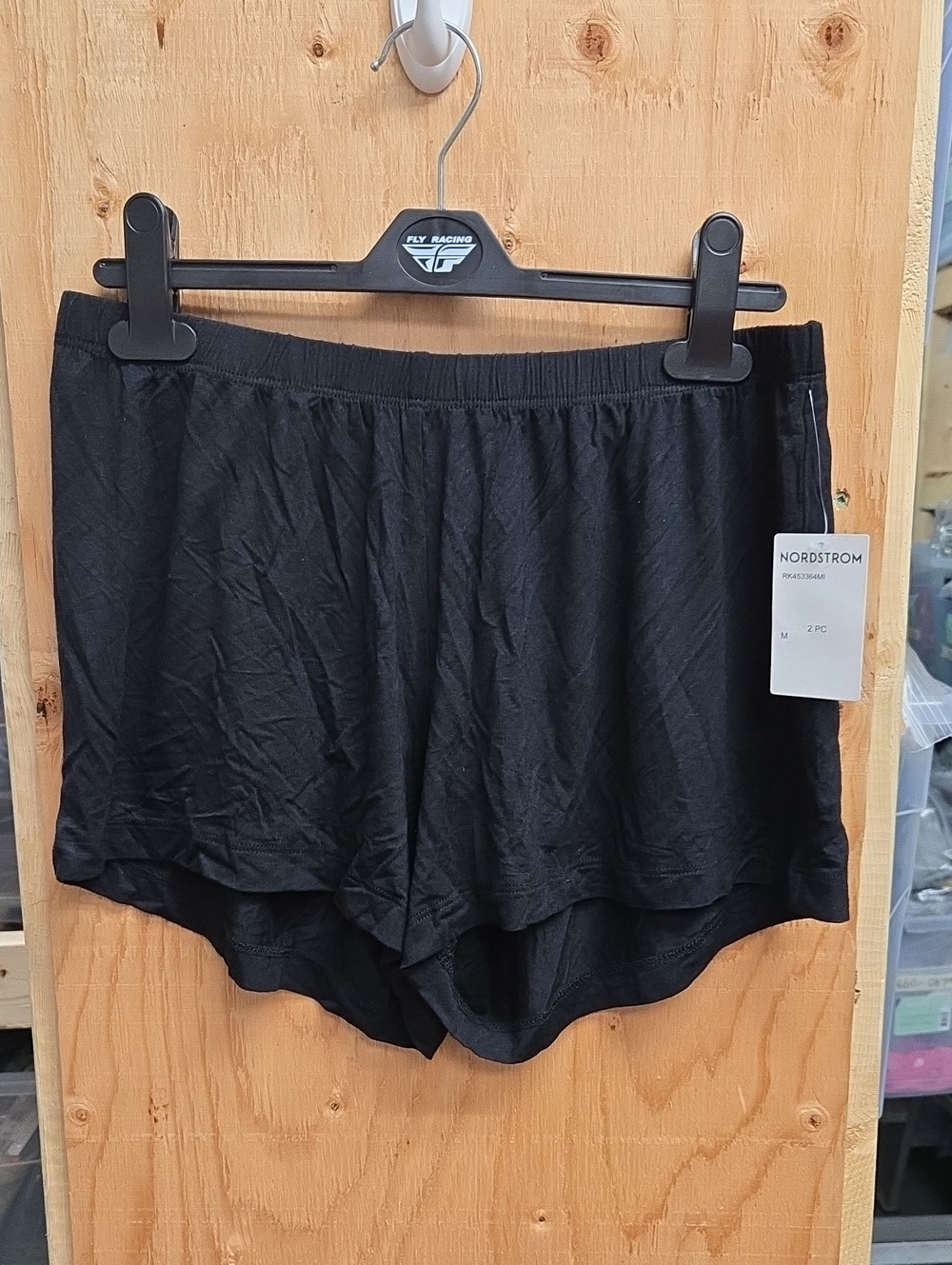 Nordstrom Rack Size M Black Lightweight Pajama Short